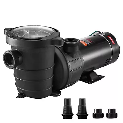 VEVOR Swimming Pool Pump 1.5 HP 88 GPM W/ Strainer Filter Pump In/Above Ground • $124.98