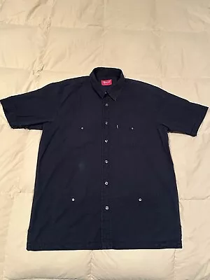 Supreme 4 Pocket Embroidered Short-sleeve Button Up Shirt Size L Large Supreme • $49.99