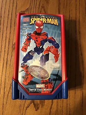 Spider-Man Mega Bloks Set 1964 Sealed Super Tech Heroes NEW IN BOX!! • $35