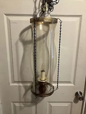 Hanging Lantern Light Vintage Brass Chandelier Light Fixtures • $60