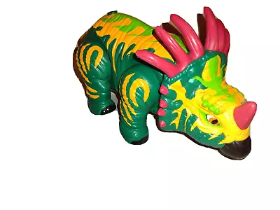 Imaginext Triceratops Basher The Stracosaurus Dinosaur Mattel 2006 Walks & Roars • $12