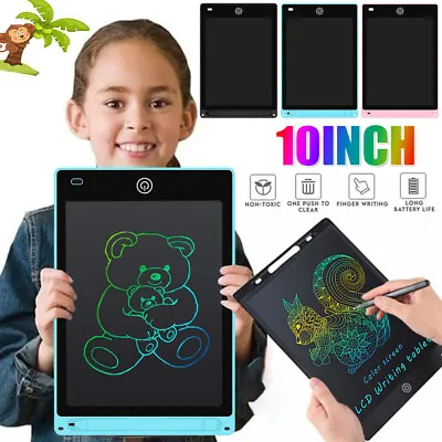 $10.99 • Buy 10  LCD Writing Tablet Drawing Tablet Kids Gifts Doodle Board Colorful Toddler