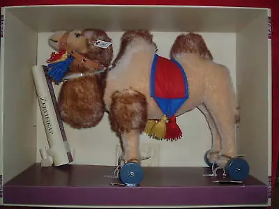STEIFF  Club Camel On Wheels #420061 1995/96 NEW Mint NRFBox • $647.22