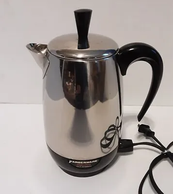 Vtg Farberware Superfast Fully Automatic Electric Percolator 2-8 Cup Model 138OS • $29.98