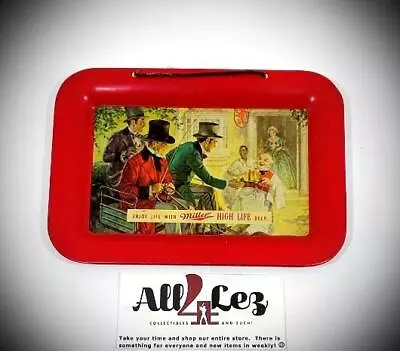 Vintage Miller High Life Beer Tip Change Check Tray ~ Euc • $11.99