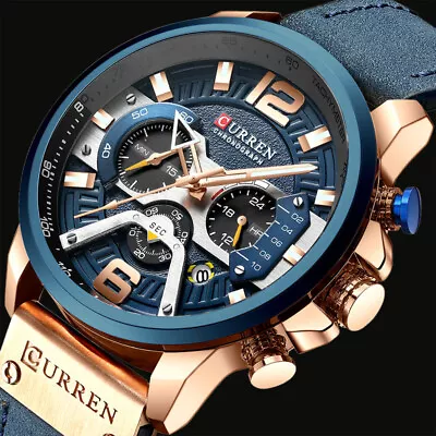 £25.19 • Buy Mens Luxury Watch Army Military Chronograph Date Quartz Wrist Watches Waterproof