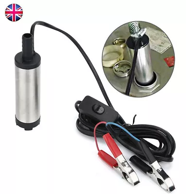 DC 12V Electric Submersible Pump Water Pump For Water/Diesel Oil Transfer 38mm • £11.99