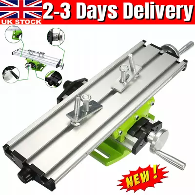 Multifunction Drilling Milling Worktable Cross Slide Table+Three Slots Workbench • £24.89