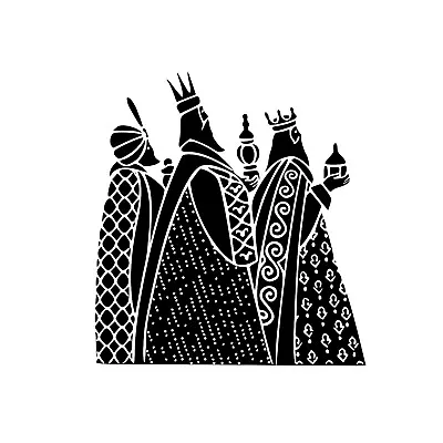 3 Kings / Wisemen Unmounted Rubber Stamp - Religious Christmas #26 • $7.95