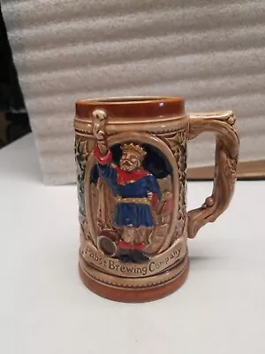 Pabst Brewing Company 1984 King Gambrinus Holiday Stein Mug 6  Limited Edition • $15