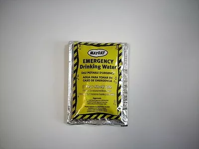 10 Mayday Emergency Drinking Water Pouches Survival Bug-out-bag Disaster Kit • $14.99