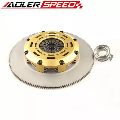 ADLERSPEED Clutch Twin Disc Kit & Flywheel For 81-95 Ford Mustang GT SVT 5.0L V8 • $477.31