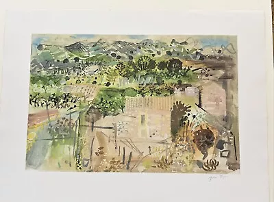 £750 • Buy John Piper Print Alpilles Etching Aqua Tint 1990