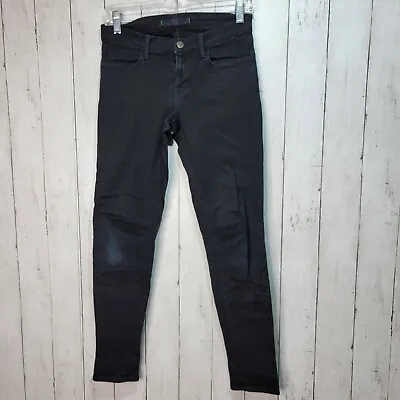 J Brand Womens Jeans Hewson Size 25 Skinny Black Zip Fly USA Made Low-Rise • $24