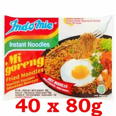 £18.99 • Buy Indomie Mi Goreng Instant Noodles 40 Packets FREE DELIVERY