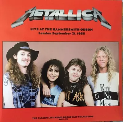 METALLICA Live At The Hammersmith Odeon London 1986 12  Red Vinyl LP NEW • $28.99