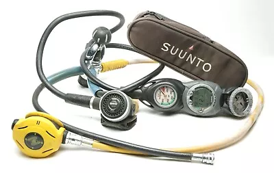 Scuba Diving Mares Proton Regulator W/MR12DFC & Suunto Console W/Vyper Computer • $399.99