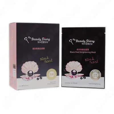 My Beauty Diary Black Pearl Brightening Mask 2 Box 16pcs • $40.99