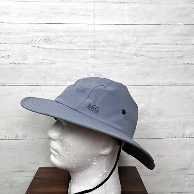 REI Co-Op Waterproof Brimmed Hat Blue Bucket Hat Size S/M Unisex • $19.99