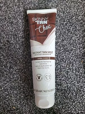 Skinny Tan Choc Instant Fake Tanner Dark Chocolate Aroma 1X125ML - NEW SEALED UK • £10.49
