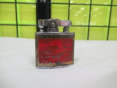 Vintage MC Mastercraft Quality Japan Lighter Wyoming Souvenir Advertisement • $12.19