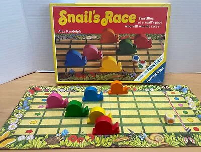 Ravensburger Vintage 1987 Snail's Race Board Game - Ages 3-7 • £14.99