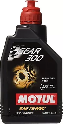Motul Gear 300 75W90 Transmission And Differential Fluid 1 Liter *NEW* • $26.99
