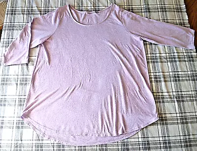 Unbranded (tags Removed) Womens 3/4 Sleeve Light Lavender Top Shirt 1X 2X ? • $3