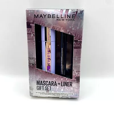 Maybelline Falsies Surreal Mascara Blackest Black & Liquid Eyeliner Jet Black • $12.95