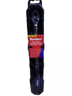 Duralast 3/8-Inch Drive 20-100 FT. LBS Electronic Digital Torque Wrench #51-130 • $69.99