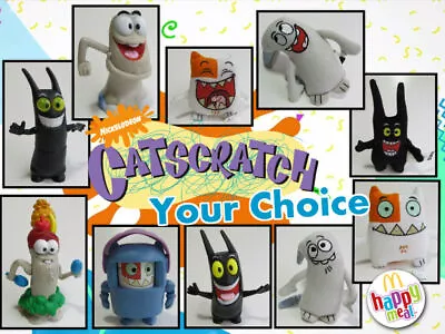 McDonald's 2007 CATSCRATCH Nickelodeon CARTOON Cat Scratch Blik YOUR Toy CHOICE • $6