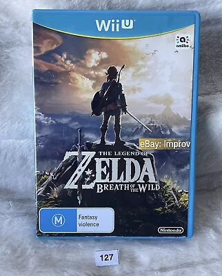 The Legend Of Zelda The Breath Of The Wild - Nintendo Wii U - Free Post! • $45.50