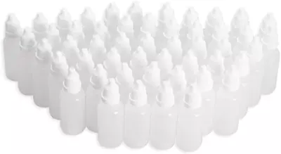 Eldwviz 50PCS 10ml Empty Plastic Squeezable Dropper Bottles Eye Liquid Dropper • $19.26