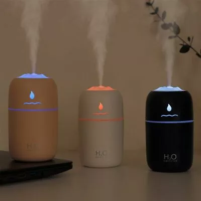 Air Humidifier USB Aroma Oil Diffuser Fogger Mist Maker Sprayer LED Night Lamp   • $55.08