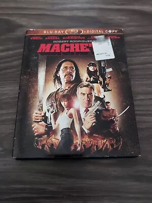 Machete (Blu-Ray) W/Slipcover Robert Rodriguez Danny Trejo 2-Disc • $6.99