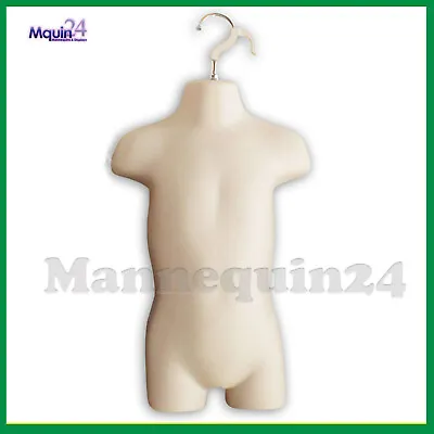 Toddler Torso Hanging Mannequin - Flesh Kids Dress Form +  Hanger • $0.01