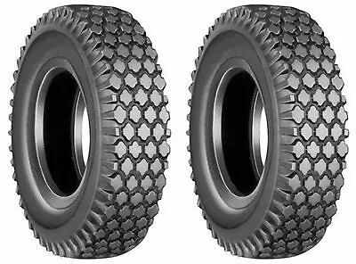 TWO 5.30/4.50-6 Tubeless Stud Tires 4 Ply Mini Bike Tires 530/450-6 Hand Trucks • $69.88