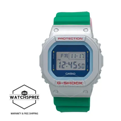 Casio G-Shock DW-5600 Euphoria Series Green Resin Band Watch DW-5600EU-8A3 • $158.29