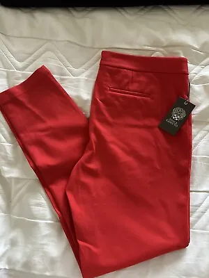 NWT $79 Vince Camuto Gorgeous Red Slacks Pants - Size 12 • $35