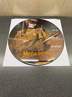 Megadeth 12'vinyl Album So Far So Good So What  (estp2053b) • £42