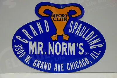 Mopar Mr Norms Grand Spaulding & Road Runner Heavy Steel Die Cut Enamel Signs • $450