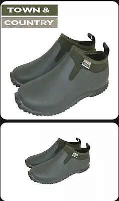 Town & Country Buckingham Neoprene Shoes Waterproof Garden Boots Slip On Size 4 • £19.99