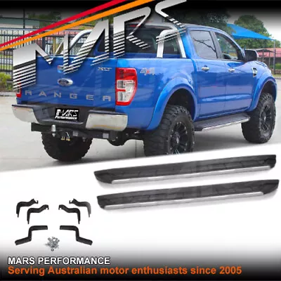 Metal Frame Side Bar Steps Running Boards For Ford Ranger PX & MAZDA BT-50 11-19 • $399.99