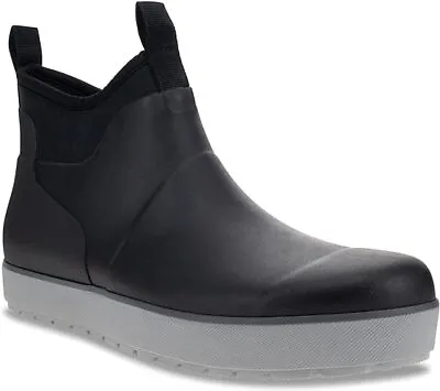 Staheekum Men's Waterproof Ankle Rain Boot Shoes Black - Grade A • $24.77