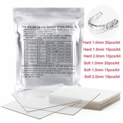 Dental Lab Splint Slice Vacuum Forming Sheet Soft Hard Thermoforming Material • $24.38