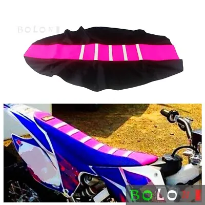 Dirt Bike Gripper Soft Seat Cover For Honda CR CRF Yamaha YZ WR 125 250 450 426 • $18.99