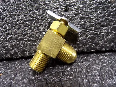 Eaton 3/8 X 1/4  Pipe Brass Flare Angled Instrumentation Needle Valve (CM) • $5