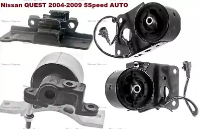 MMB315 4pc Motor Mounts Fit 5 Speed AUTO 3.5L Engine 2004 - 2009 Nissan Quest  • $179.77