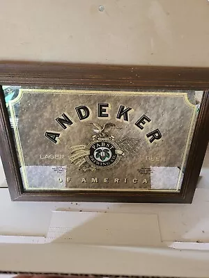 Andeker Mirrored Bar Wall Beer Sign - Pabst Brewing • $20