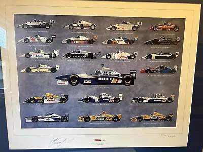 Damon Hill Signed Print Framed • £50